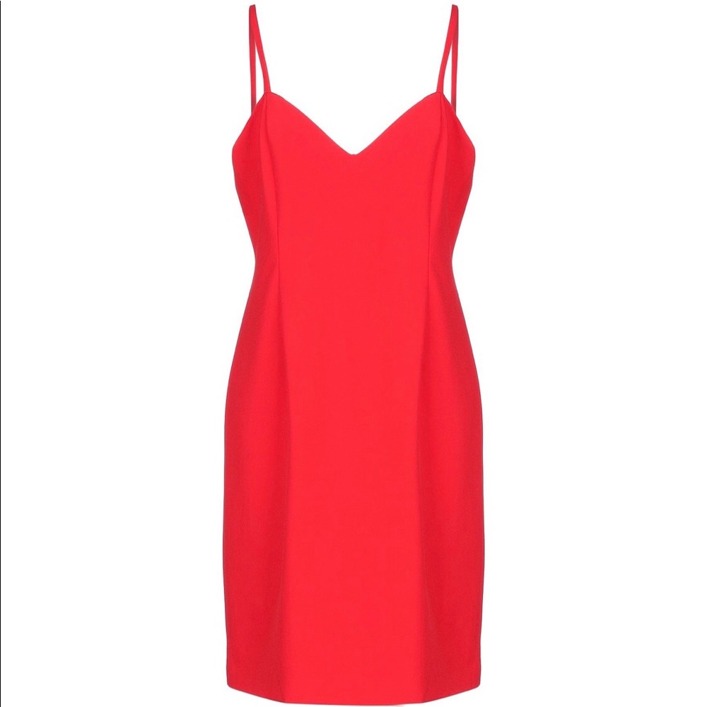 Boutique Moschino Red Knee Length Dress